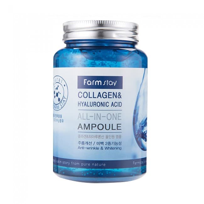 FARM STAY Collagen&Hyaluronic Acid All-In One Ampoule 250ml
