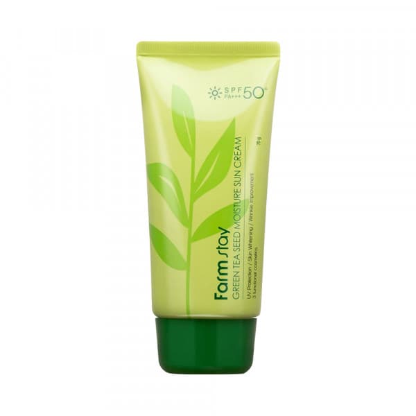 FARM STAY Green Tea Seed Moisture Sun Cream SPF 50+ PA+++ 70g