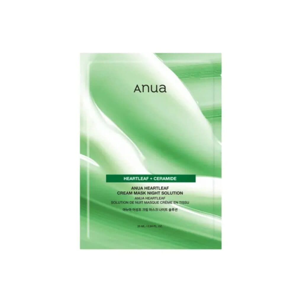 ANUA Heartleaf Cream Sheet Mask Night Solution 25ml