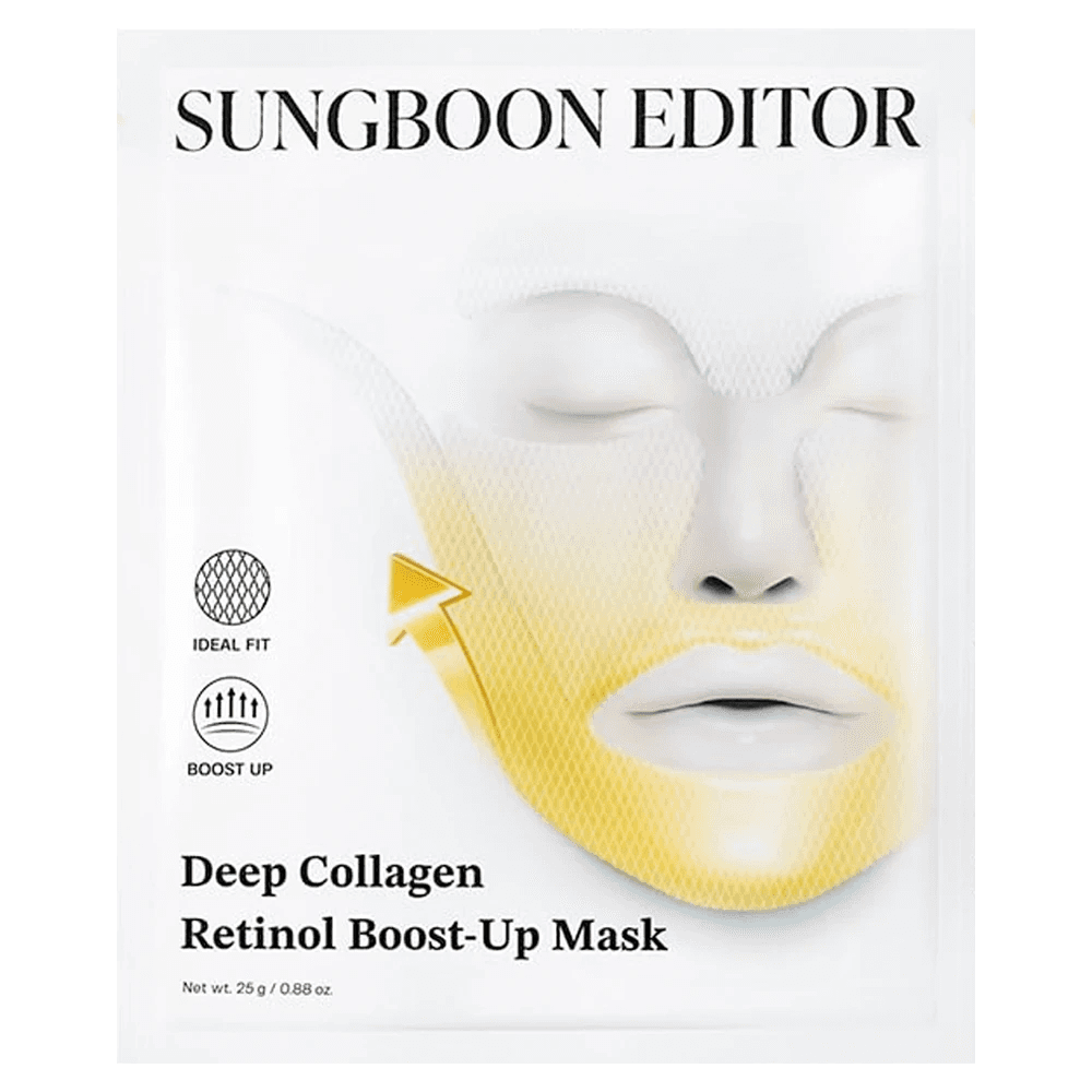 SUNGBOON EDITOR Deep Collagen Retinol Boost Up Mask 25g 1 пар