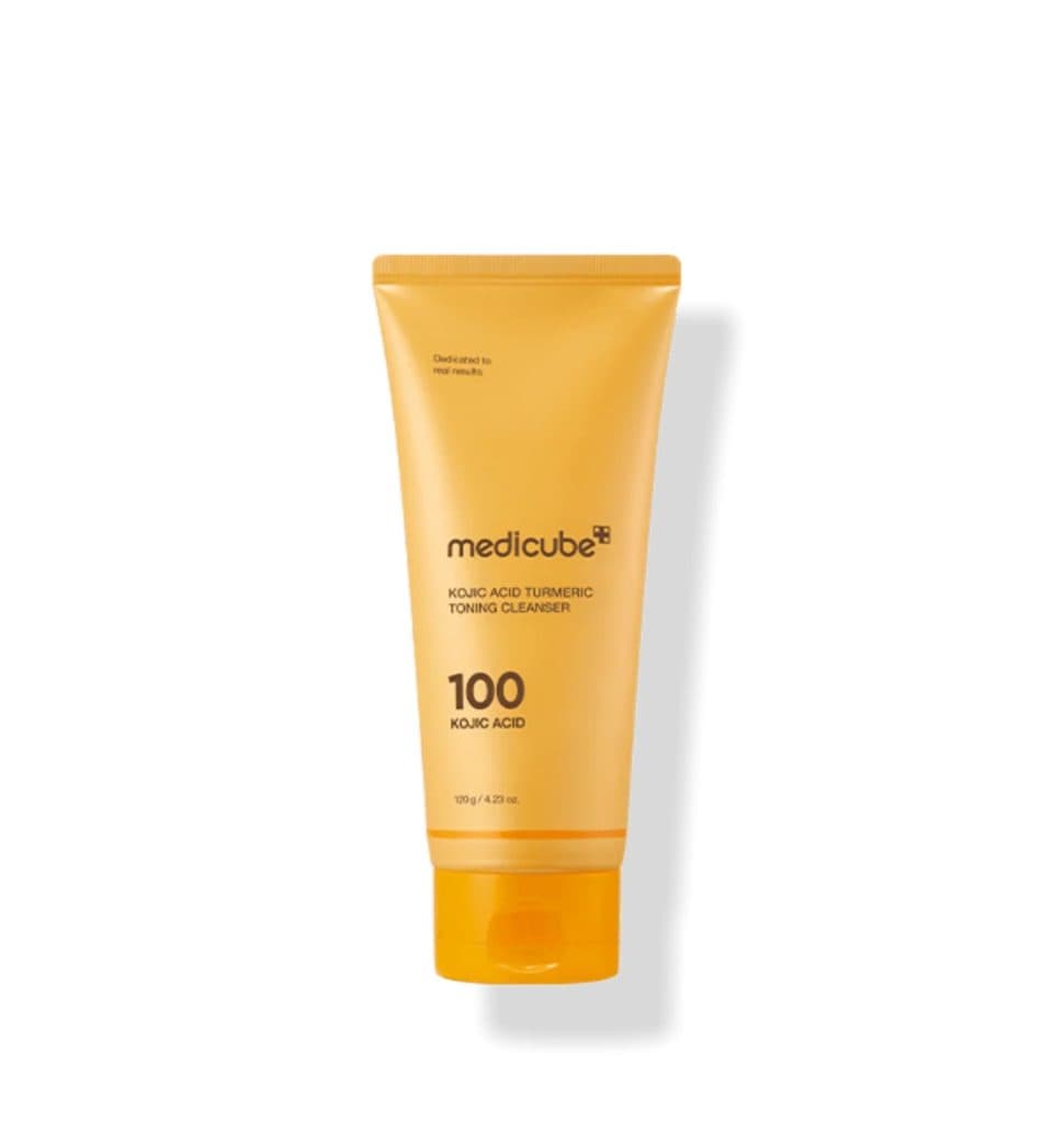 MEDICUBE Kojic Acid Turmeric Toning Cleanser 120g
