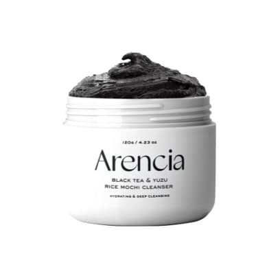 ARENCIA Black Tea & Yuzu Rice Mochi Cleanser 120g