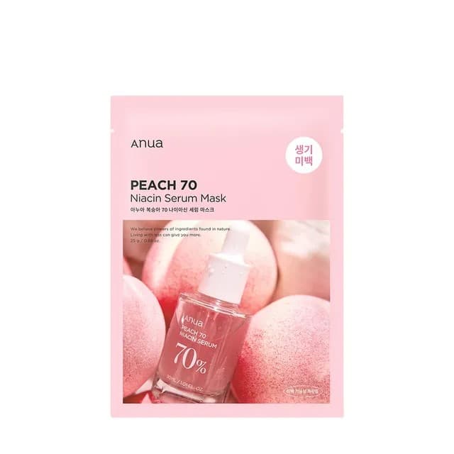 ANUA Peach 70 Niacin Serum Mask 25ml