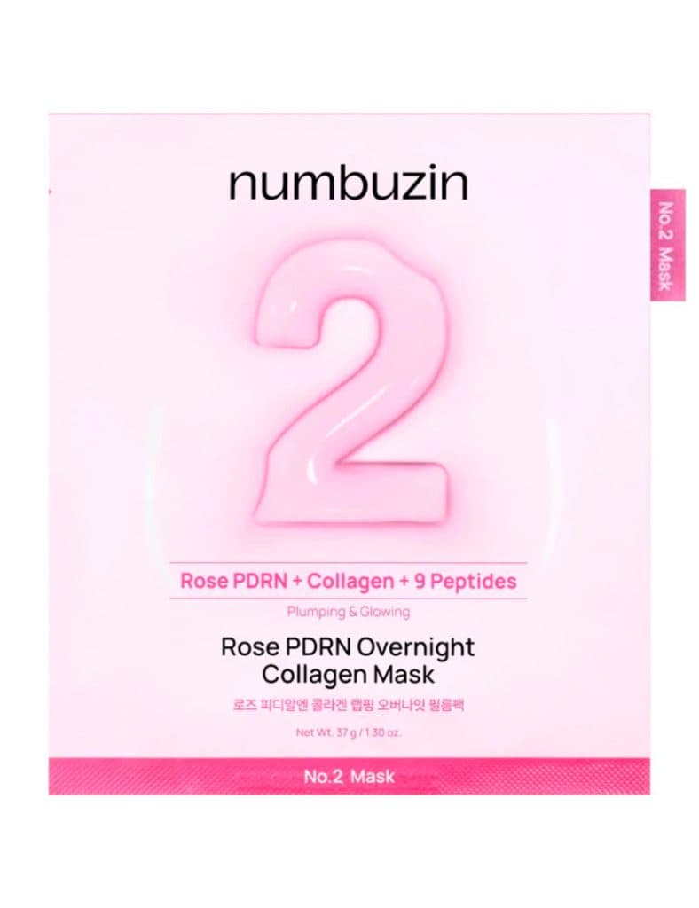 NUMBUZIN No.2 Rose PDRN Overnight Collagen Mask 37ml 1pcs