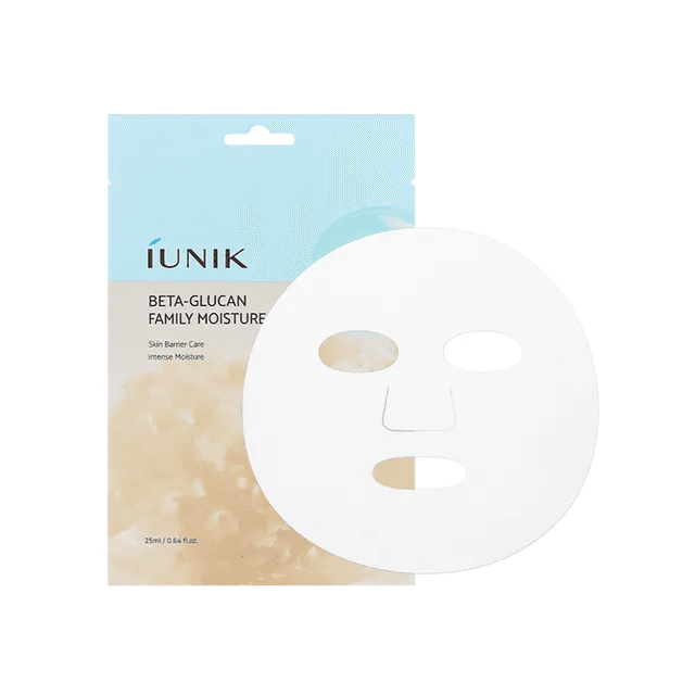 IUNIK Beta Glucan Family Moisture Mask 25ml 1pcs