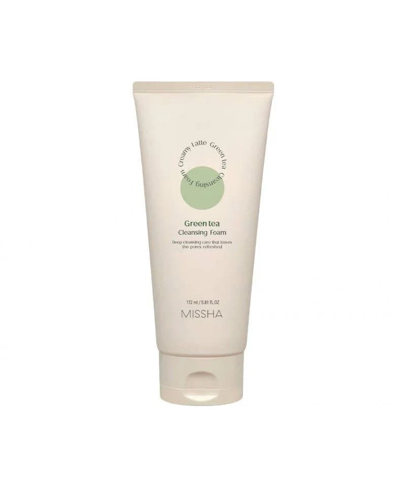 MISSHA Creamy Latte Cleansing Foam Green Tea 172ml