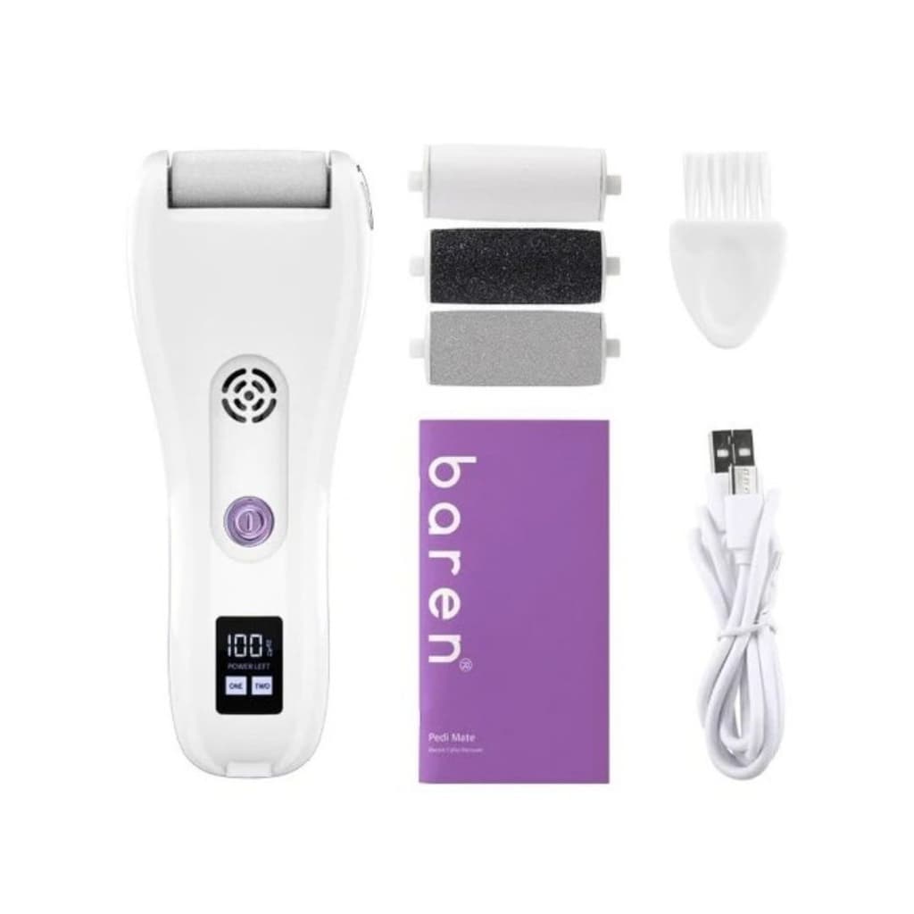 BAREN Pedi Mate Dual Power Vacuum Type Electric Callus Remover