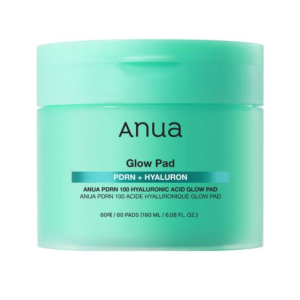 ANUA PDRN 100 Hyaluronic Acid Glow Pad 180ml 60pcs