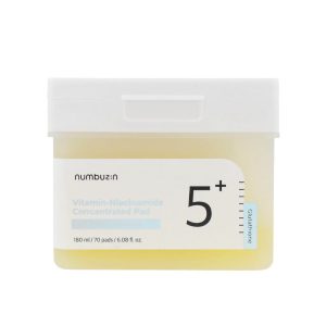 NUMBUZIN No.5+ Glutathione Vitamin-Niacinamide Concentrated Pad 70 парчиња