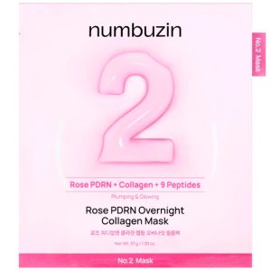 NUMBUZIN No.2 Rose PDRN Overnight Collagen Mask 37ml 1pcs